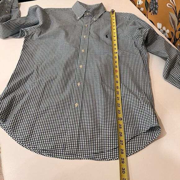 Ralph Lauren Gingham Plaid Shirt Men's Button down Size Small Long Sleeve - Picture 7 of 7